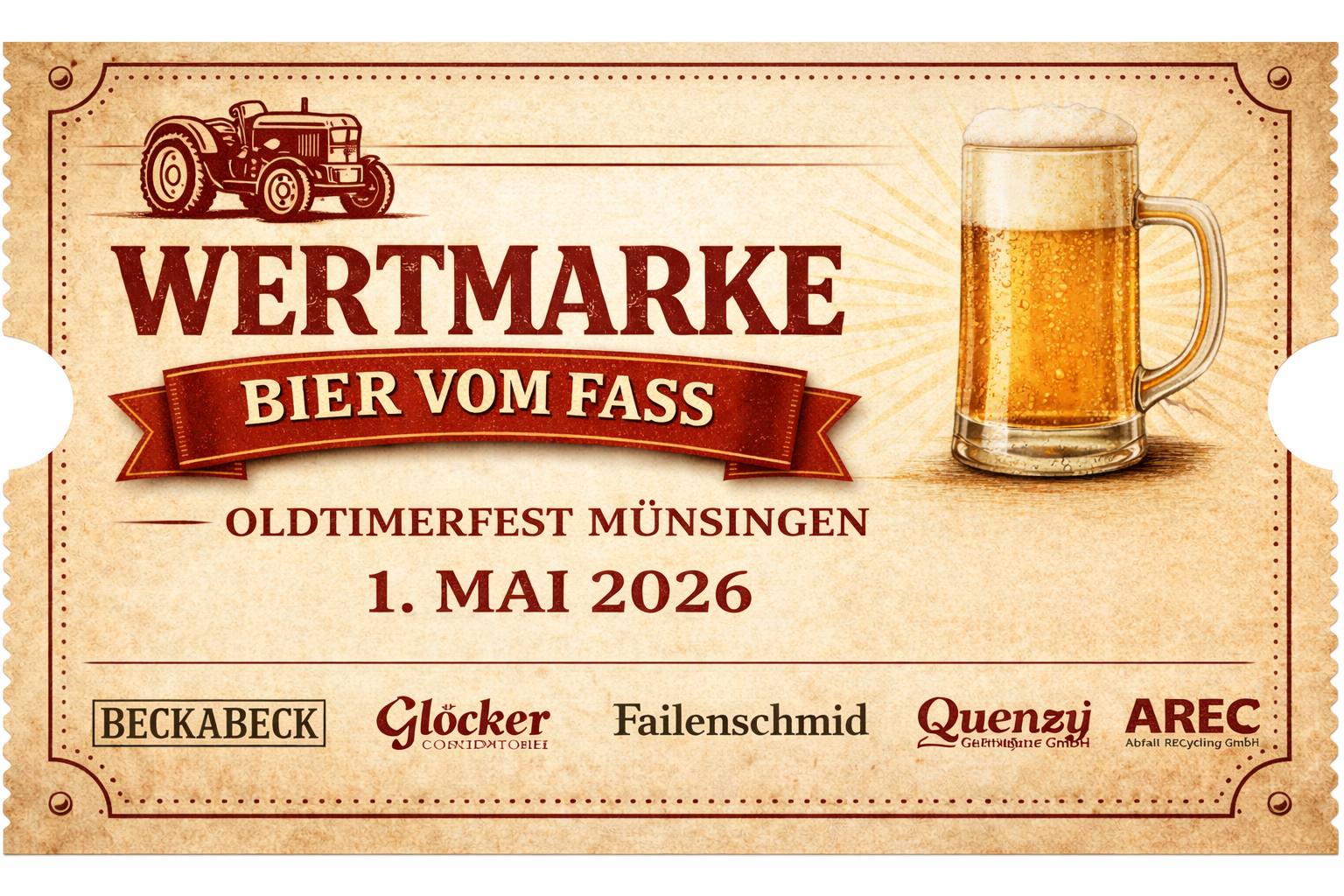 Bier vom Faß 0,5l